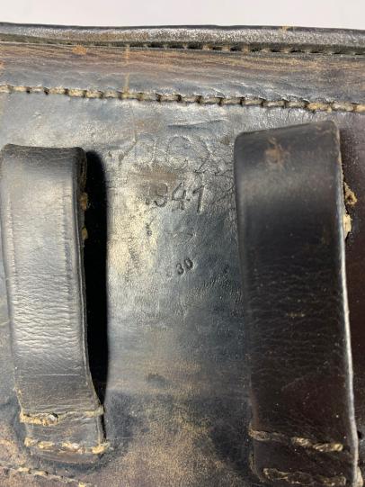 WH (Heer)/Waffen-SS Leather P38 Holster -1941-