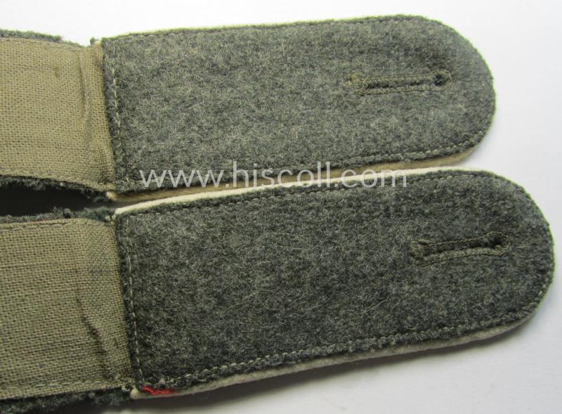 Pair of early-period- (ie. 'Reichswehr'-era), WH (Heeres) 'cyphered' EM-type shoulderstraps: 'Soldat des Inf.-Rgts. 8'