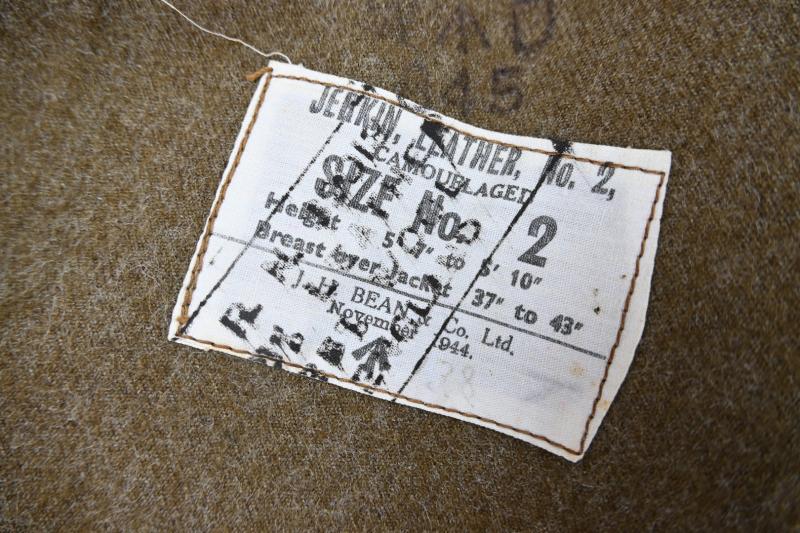 British WW2 Leather Jerkin Camouflaged 1944