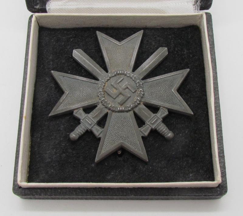 War Merit cross (KVK) first class “62” in Case
