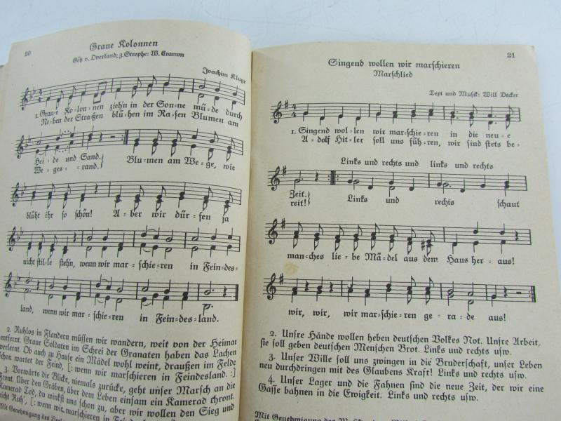 German Marching songbook.