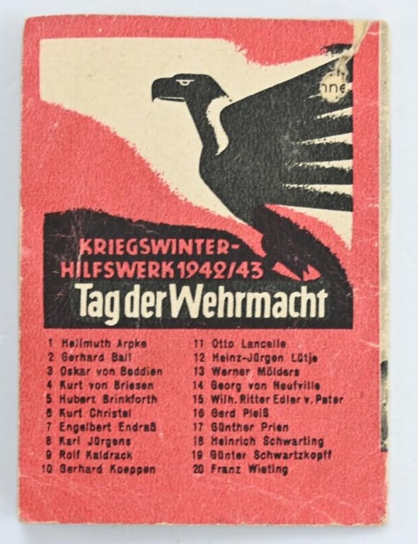 German WHW Pocket Booklet 'Helden der Wehrmacht'