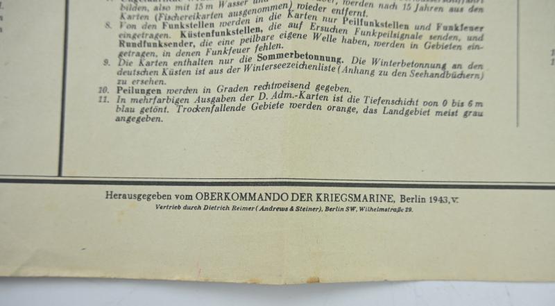 German KM Map Legenda