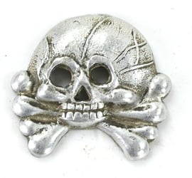 German WH Panzer Collar tab Skull