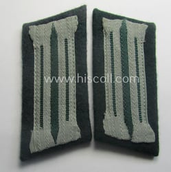Pair of WH (Heeres) 'standard-issue'-pattern WH (Heeres) collar-tabs...
