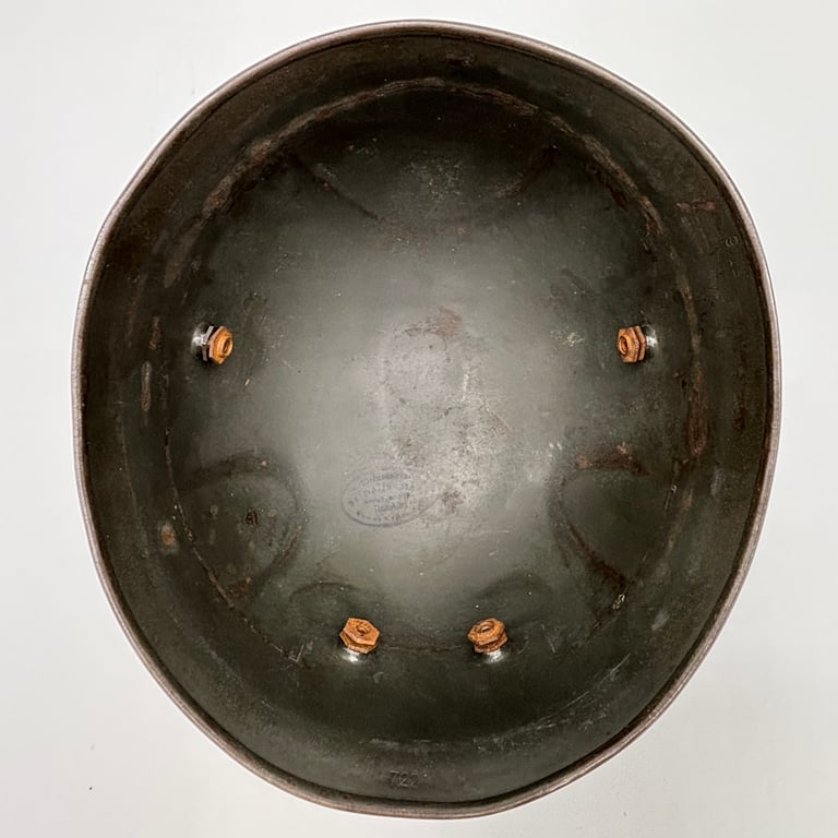 LW M38 ex-SD Paratrooper Helmet Shell with Bolts