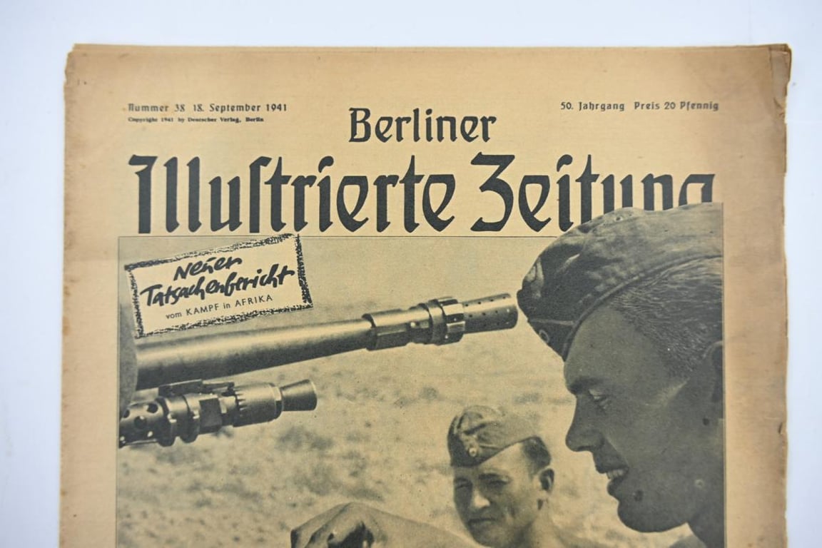 German Berliner Illustrierte Zeitung Newspaper 1941