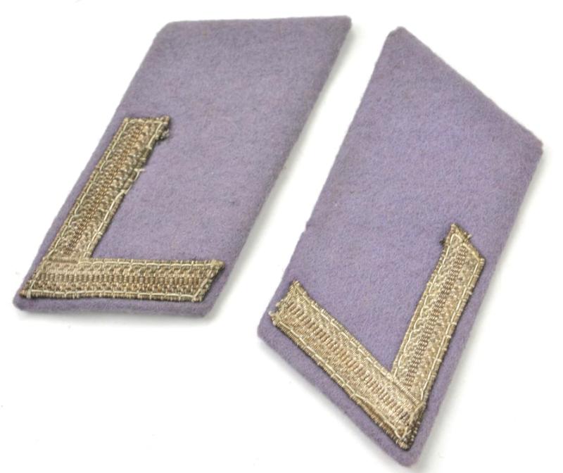 German Luftschutz Collar tab Set
