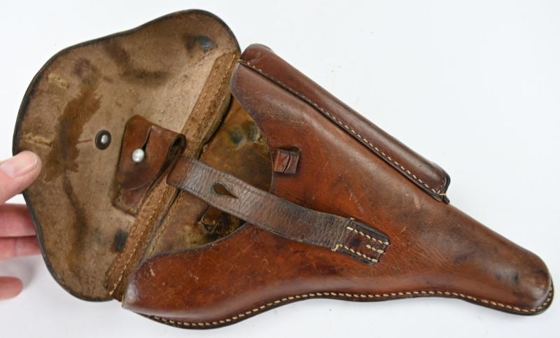 German P08 Polizei Brown Leather Holster 1941