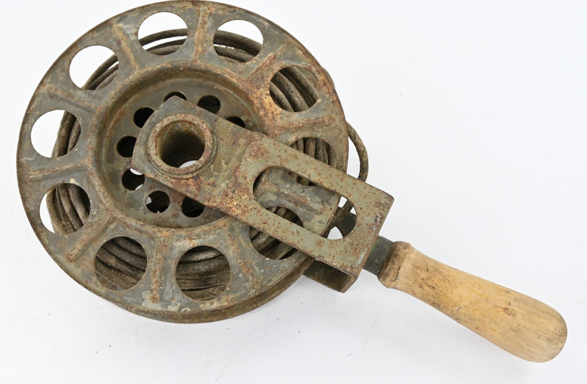 German WH Signal Troops Cable Reel with Cable