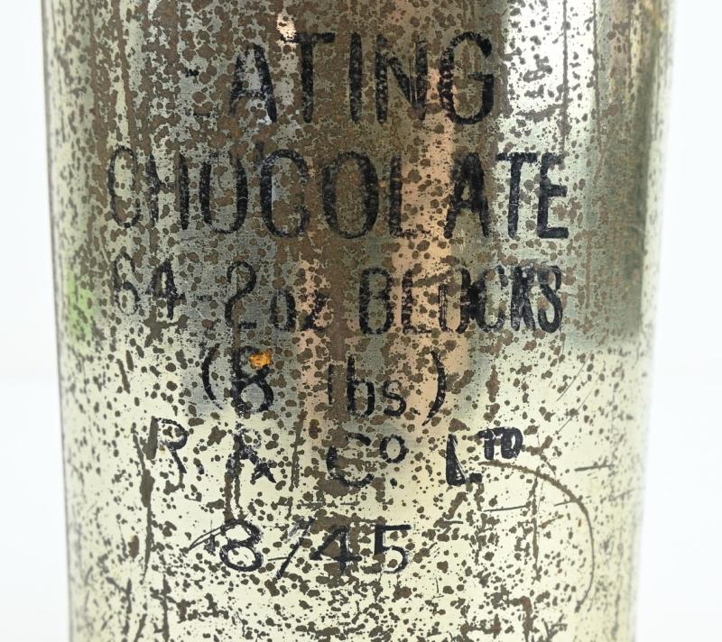 British WW2 Eating Chocolade Tin can