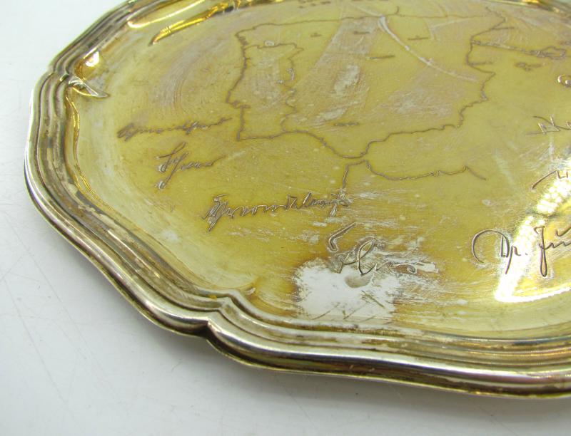 Legion Condor large silver commemorative plate