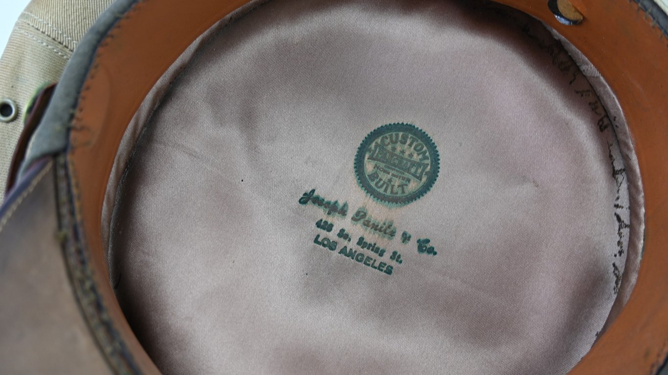 US WW2 Summer Semi-Crusher Officer Visor Cap