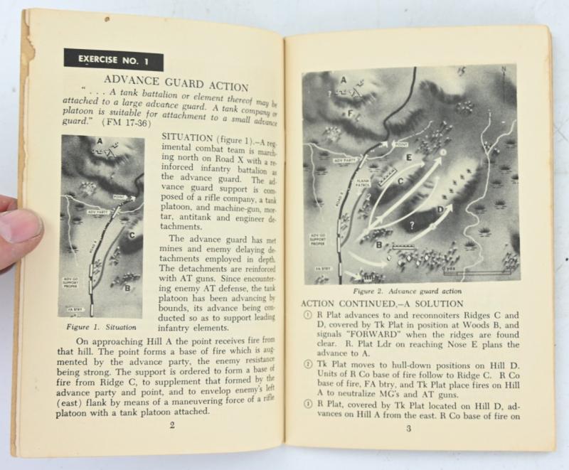 US WW2 Field Manual FM17-36 Tanks with Infantry