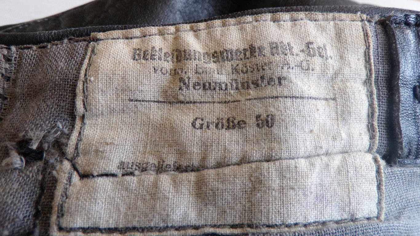 Kriegsmarine U-Boat Leather Trousers