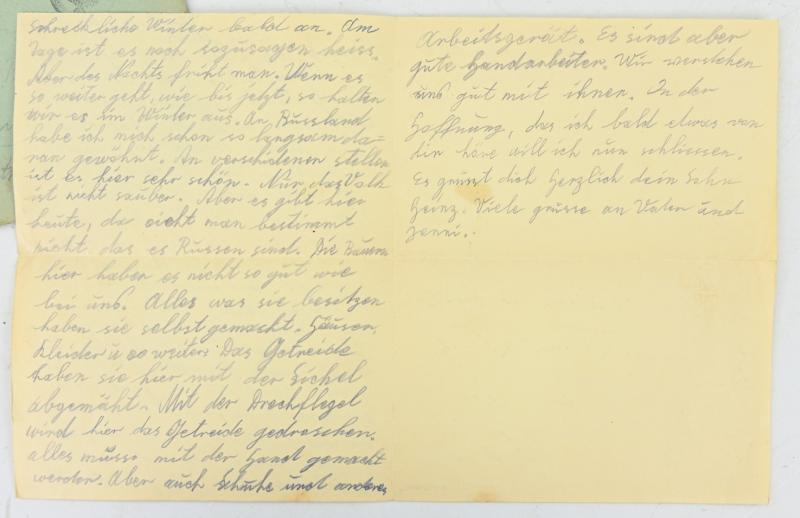 German WH Feldpost Letter