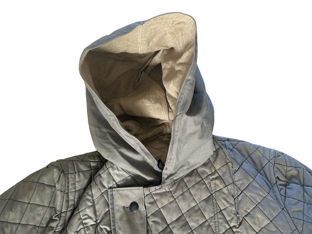 Luftwaffe Fallschirmjäger Squere Guilted Winter Parka in Stone Mint Condition