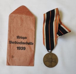 Medal set: KvM 'KriegsverdienstMedaille (War merit medal 1939)...