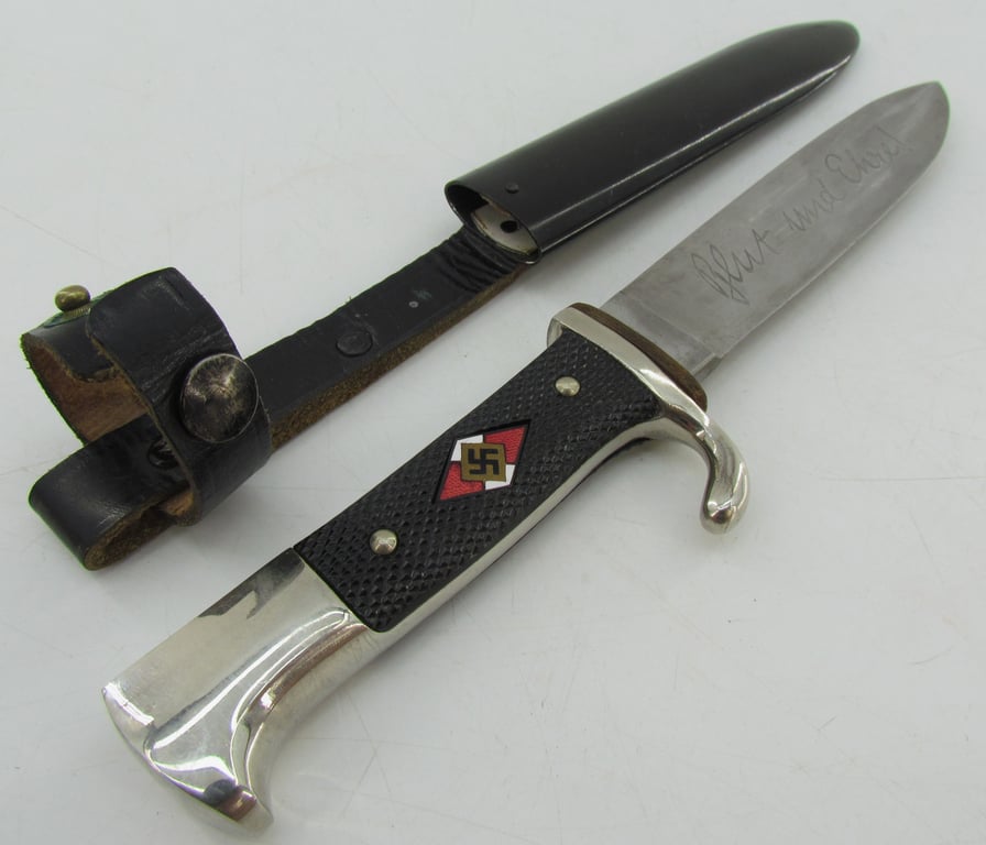 Hitler Youth knife / dagger Marked RZM M7/65 (Near Mint)