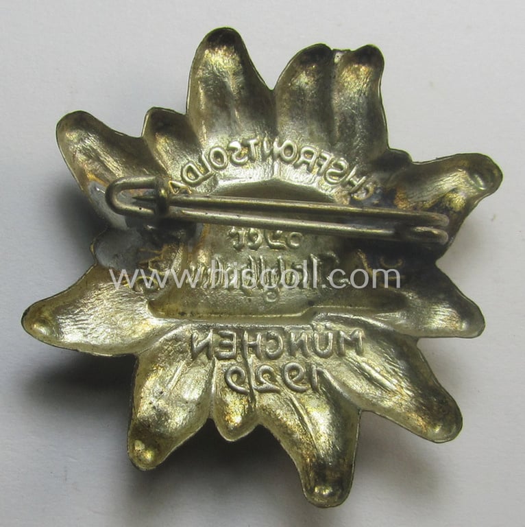 Very early-period, commemorative, 'Nat.Soz. Deutscher Frontkämpferbund Stahlhelm'- (or: 'N.S.D.F.B.St.'-) related 'tinnie': '10. Reichsfrontsoldatentag - München - 1929'