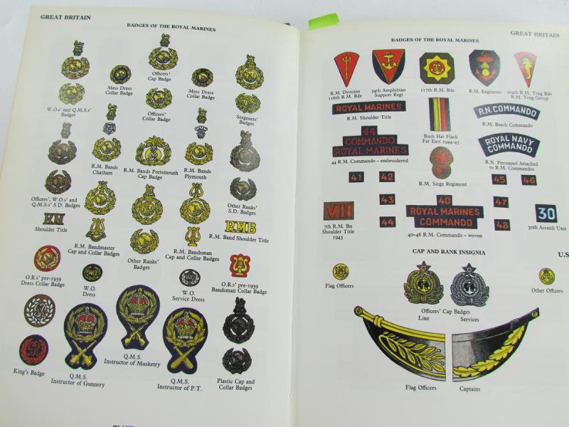 Blandford Colour Series (Blandford Press) Naval And Marine Badges And Insignia