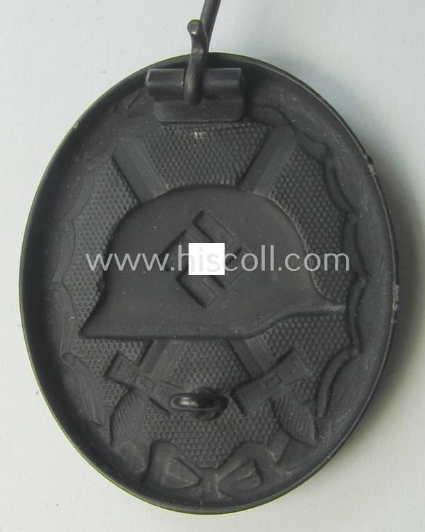 Attractive - albeit non-maker-marked and magnetic! - example of a black-class wound-badge (or: 'Verwundeten-Abzeichen in Schwarz') that comes in an overall very nice- (ie. I deem hardly used- nor worn-), condition