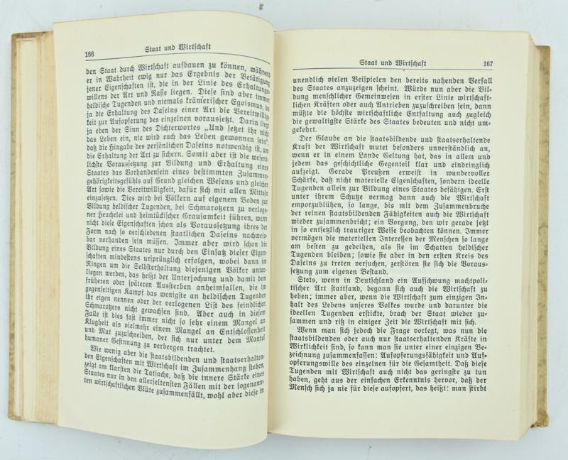 German Adolf Hitler Mein Kampf Book 'Warendorf'