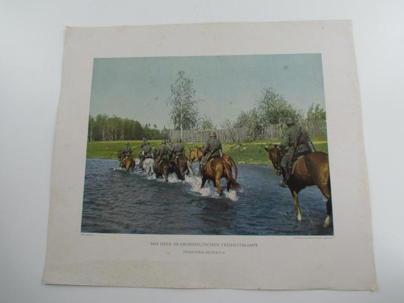 German.Printed Photo,”Das Heer Im Grossdeutschen Freiheitskampf
