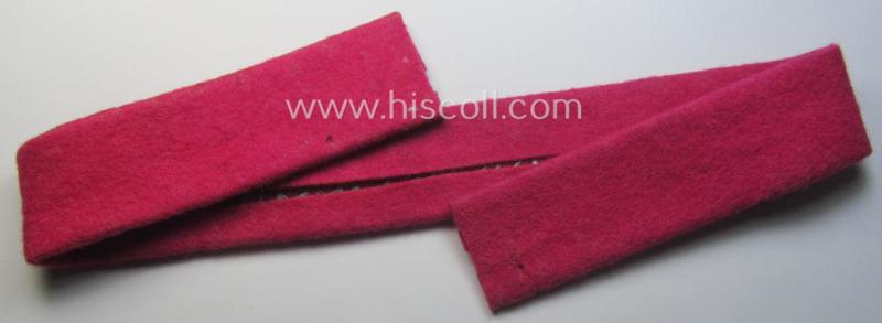 WWII- (ie. TR-) period, woolen-based fire-brigade (ie. 'Feuerwehr'-) related cuff-title (ie. 'Ärmelstreifen') entitled: 'Werkfeuerwehr'