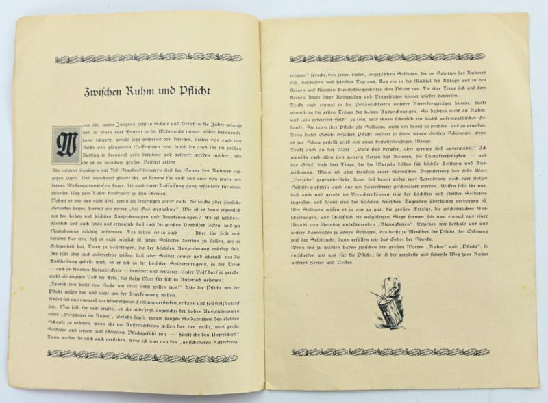 German Third Reich Booklet 'Deutschlands Heer, Deutschlands Schwert'