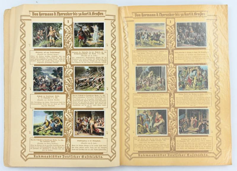 German Third Reich CigaretAlbum 'Ruhmesblätter Deutscher Geschichte'