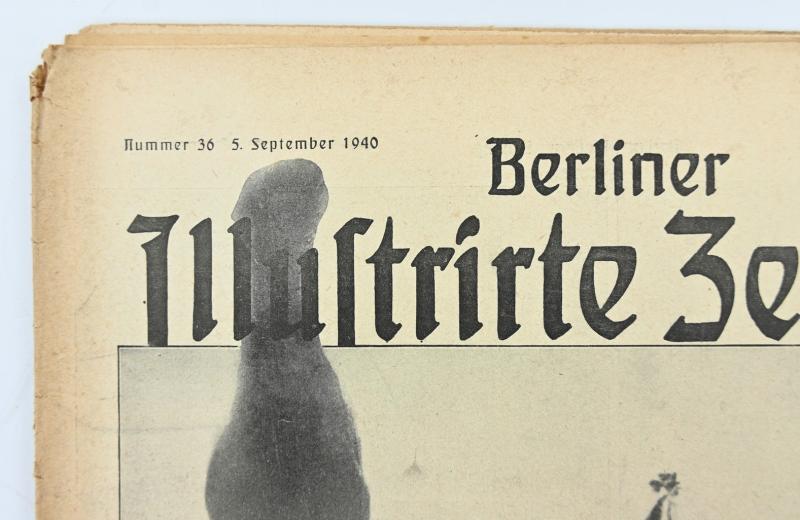 German Berliner Illustrierte Zeitung Newspaper 1940