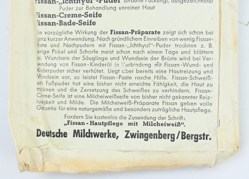 German Third Reich Package of Footpowder