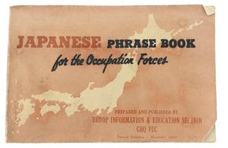 Japanese Phase Book Occupation Forces
