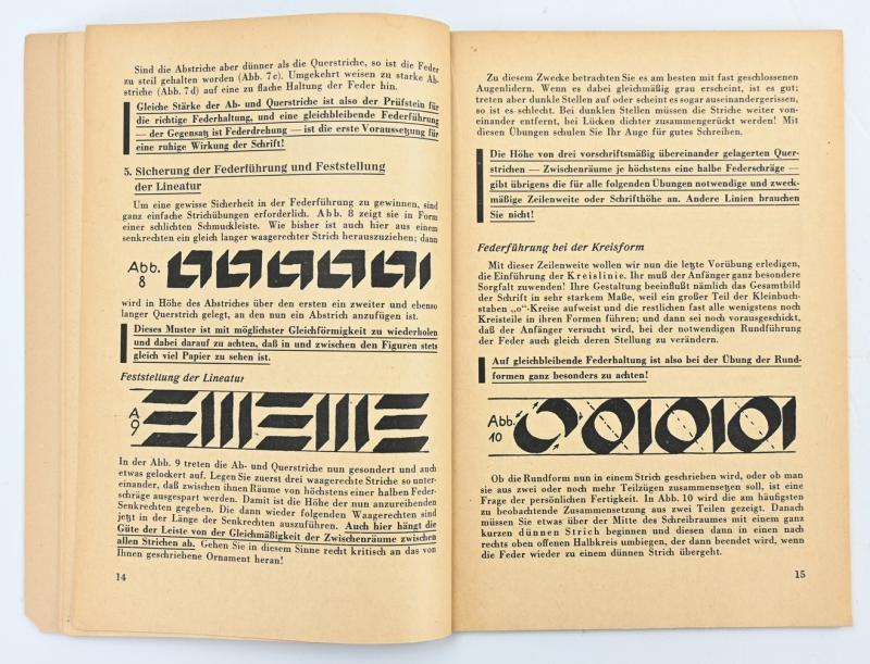German Third Reich Era Booklet 'Plakatschrift'
