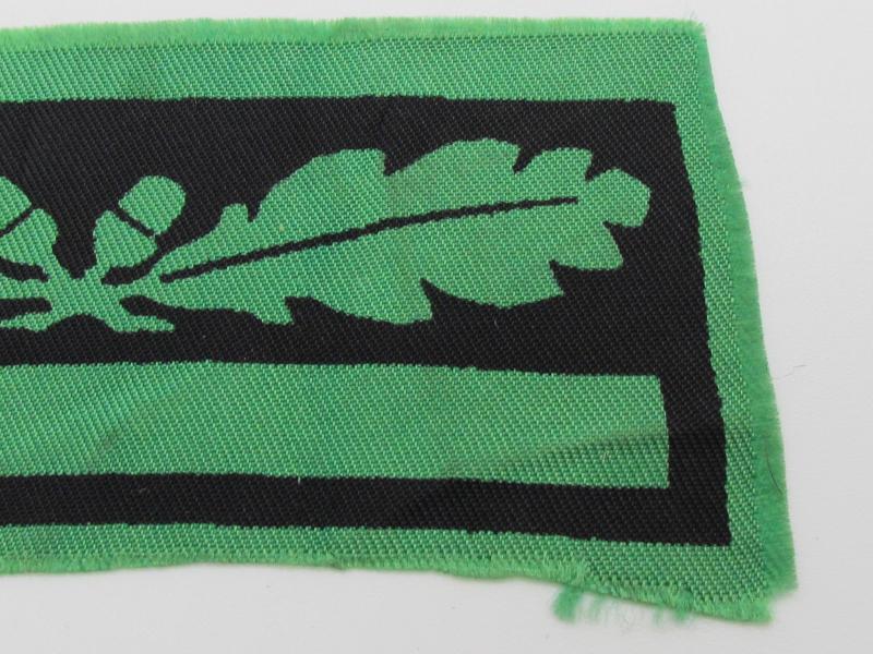 Printed Heer/Waffen-SS camouflage rank patch