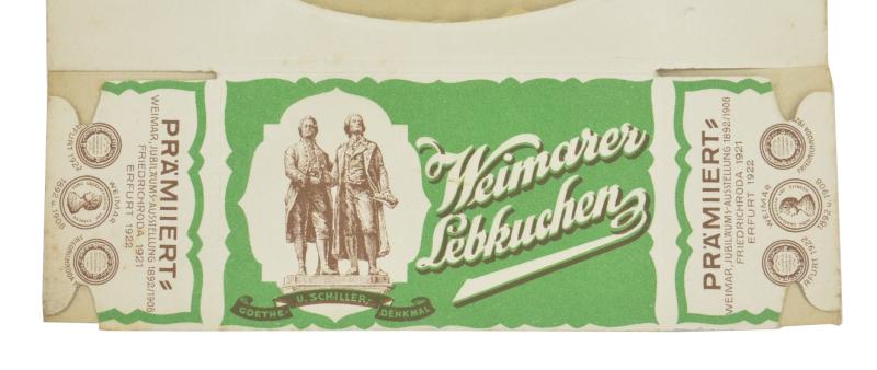 German Third Reich / Weimar Era Folding Package of Leb.u.honigkuchen