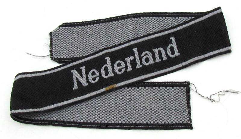 Waffen-SS BeVo 'Nederland' Cufftitle