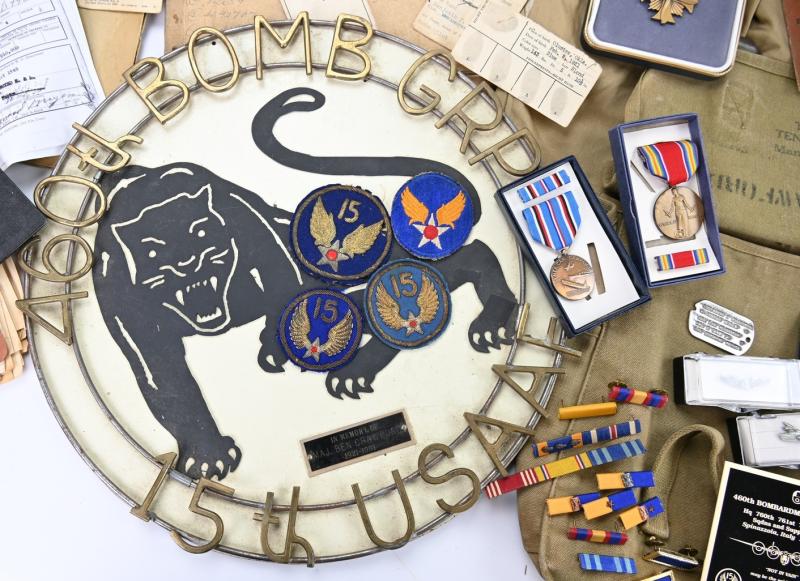 US WW2 Pilot Grouping 460th Bomb Group 50 Missions!