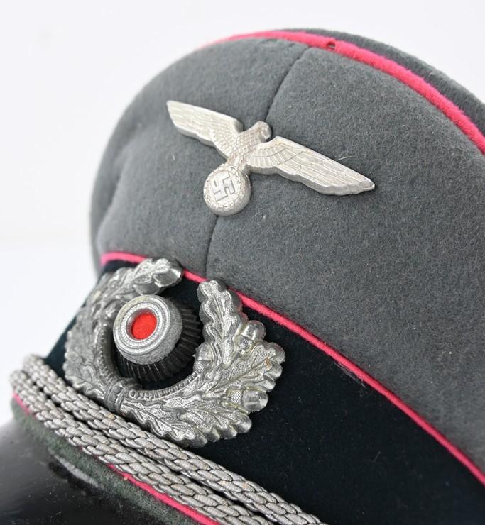 German WH Panzer Officer Visor Cap