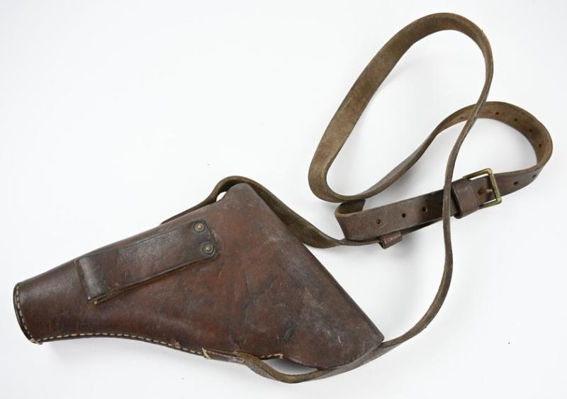 British WW2 Flare Pistol No.1 MK5 Flare Pistol with Leather Holster
