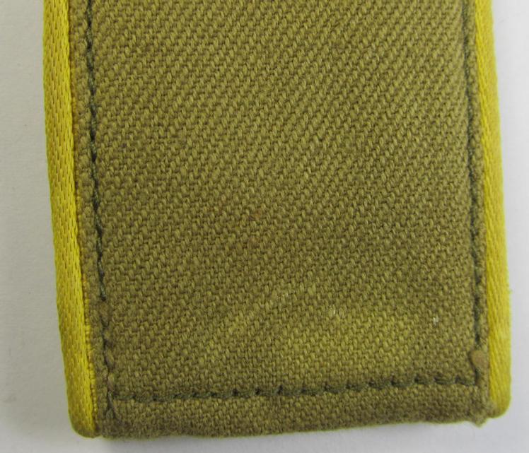 Single, WH (Heeres) 'tropical'- (ie. truly 'DAK'-related) EM-type shoulderstrap, as was intended for usage by a: 'Soldat der Nachrichten-Truppen'