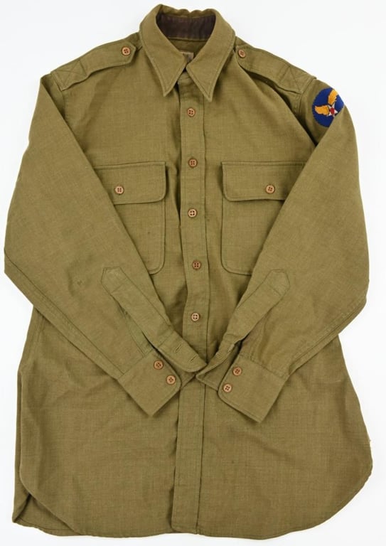 USAAF WW2 Named Wool Shirt with SSI
