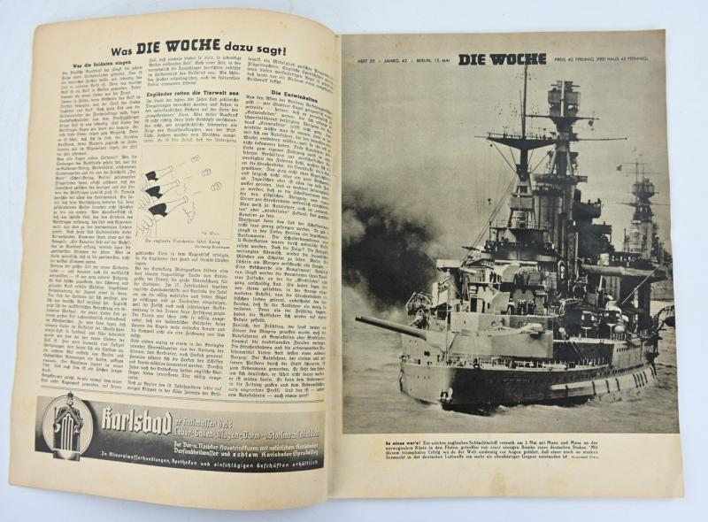 German Third Reich Magazine 'Die Woche' 1940