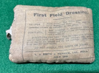 1918 Dated First Field Dressing