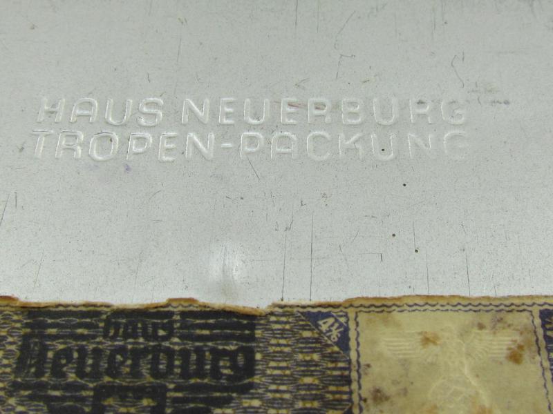 Wehrmacht tropical cigarettes Haus Neuerburg Tropen Packung