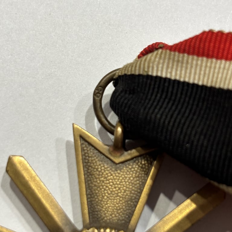 War Merit Cross with Swords and ribbon “65” Klein & Quenzer AG