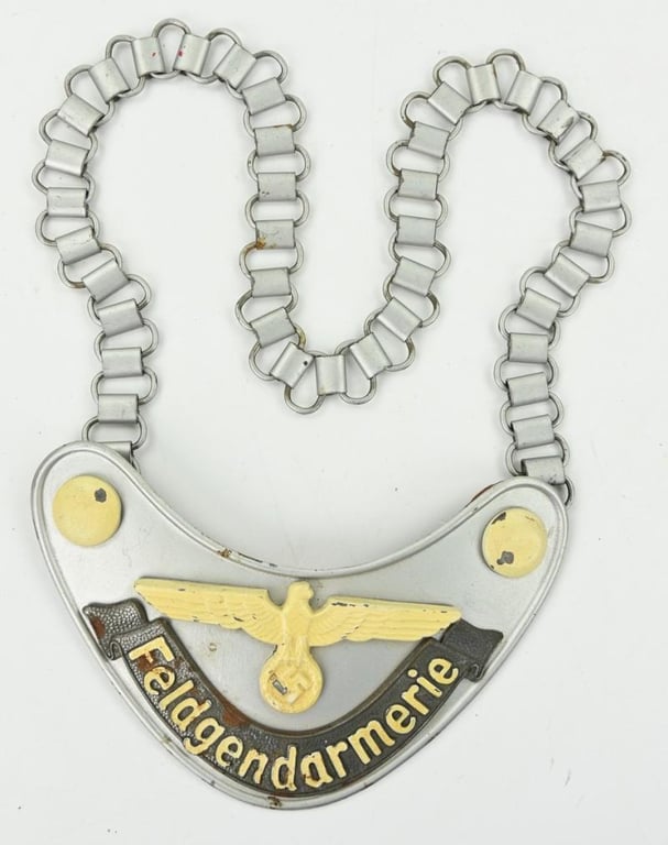 German WH Feldgendarmerie Gorget