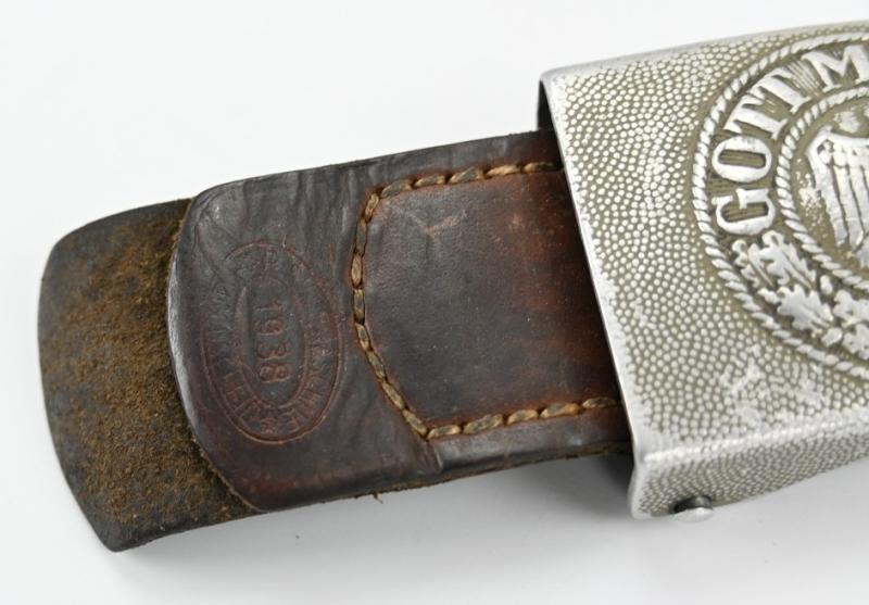 German WH Beltbuckle with Tab 'R.S.&S.'