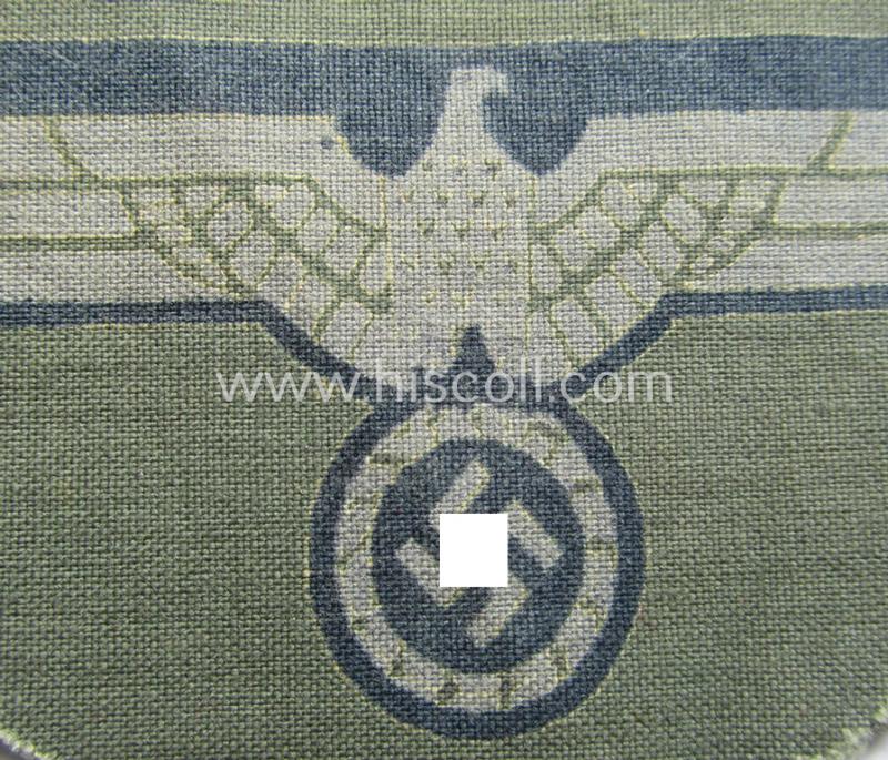 WH (Heeres) breast-eagle of the 'last-ditch'- (ie. later-war-period-) and/or 'printed'-pattern